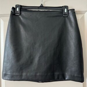 Express Faux Leather Mini Skirt